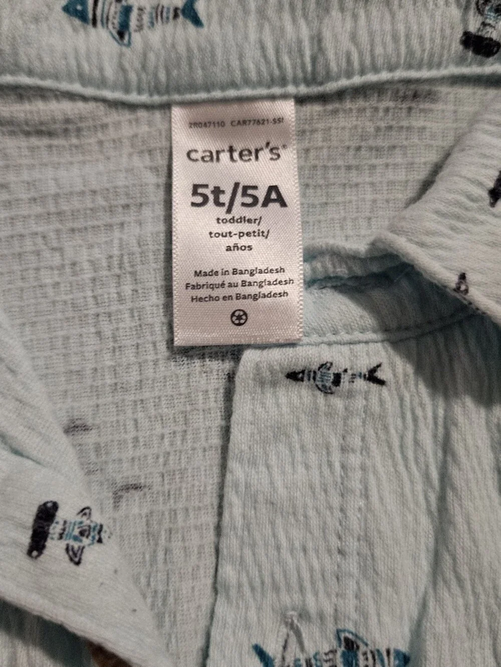 Carters light blue